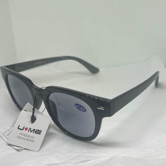 U-ME Women’s Cat Eye Reading Sunglasses +1.50  with UV Protection – Pearl Accent - Picture 1 of 3